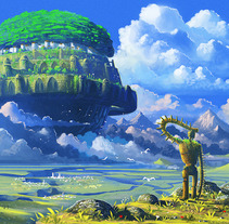 LAPUTA: CASTLE IN THE SKY. Un proyecto de Ilustración de Roberto Nieto - 30.04.2013
