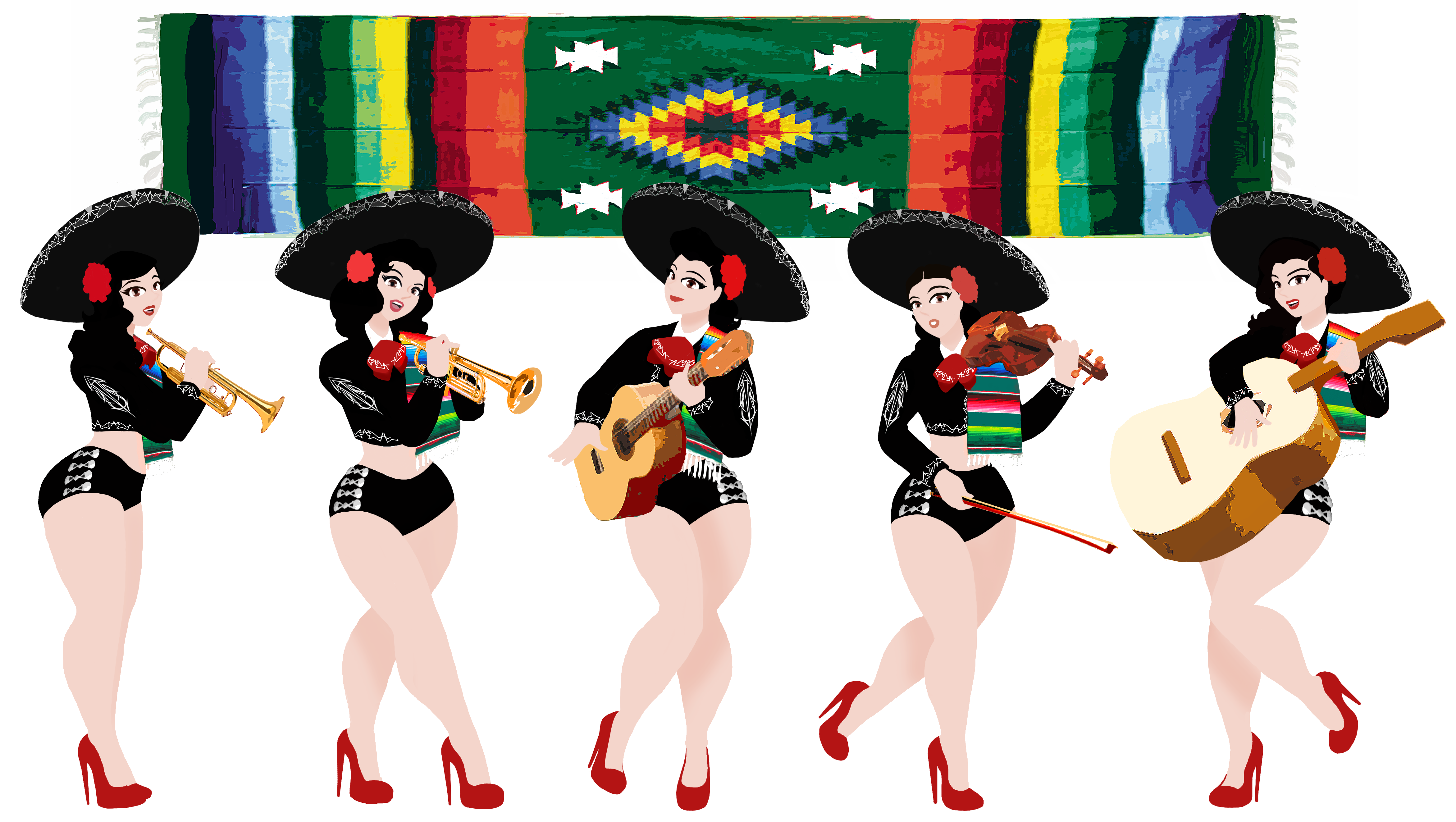 Mariachi Girls | Domestika