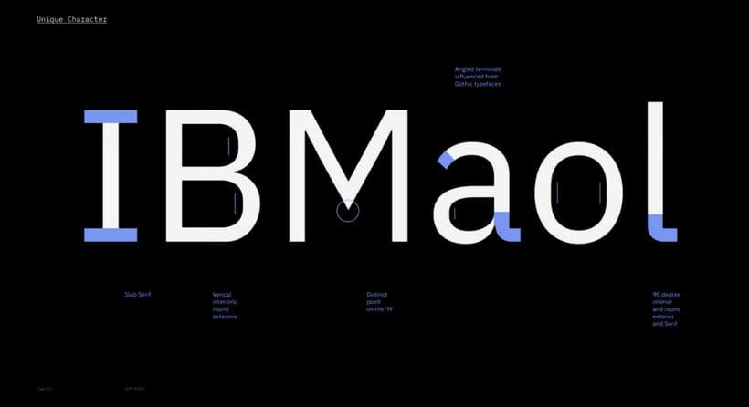 IBM diseña su tipografía corporativa open source 5