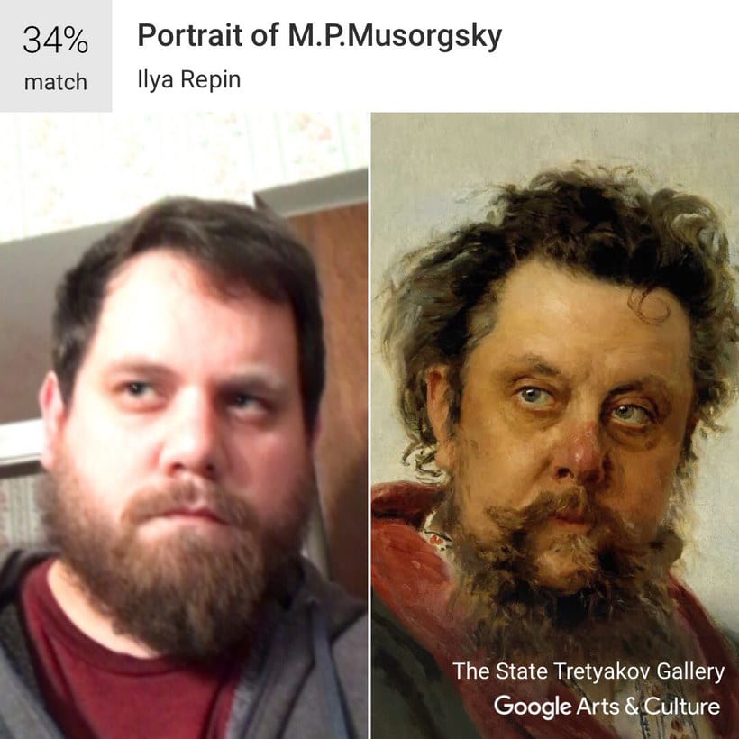 Google encuentra tu doppelgänger artístico con un selfie 3